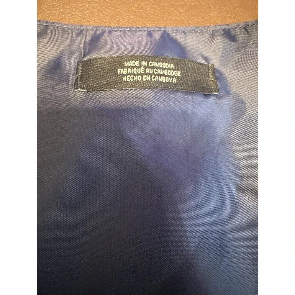 IZOD Suit Vest Boys Size 12 Blue Button-Up Formal Dress Suit Church Wedding